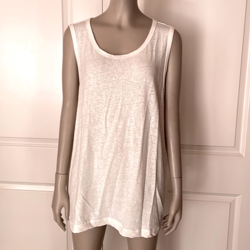 NEW! Banana Republic Linen Blend Sleeveless Tee